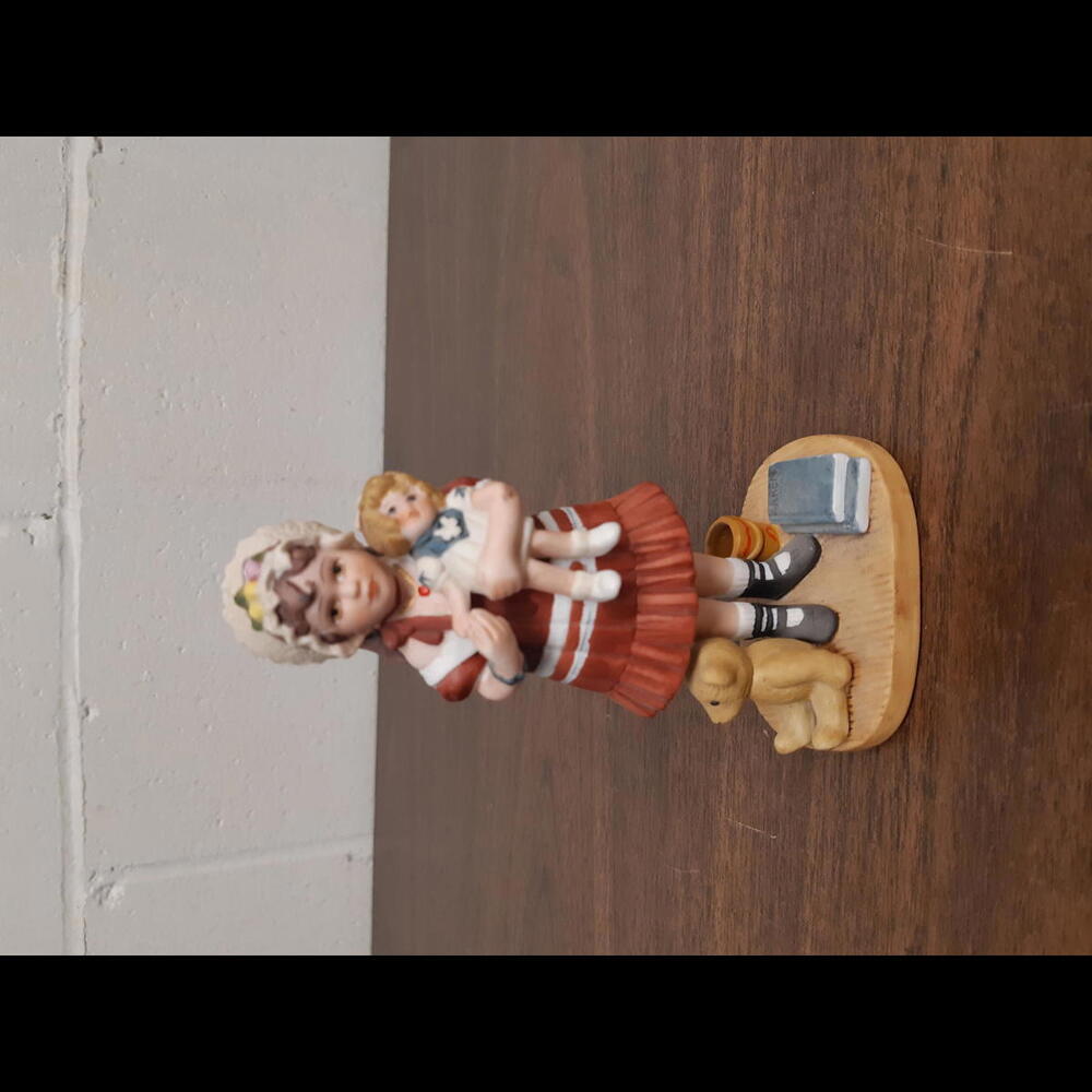 Lydia with Shirley Temple Doll Figurine - Limited Edition by Jan Hagara